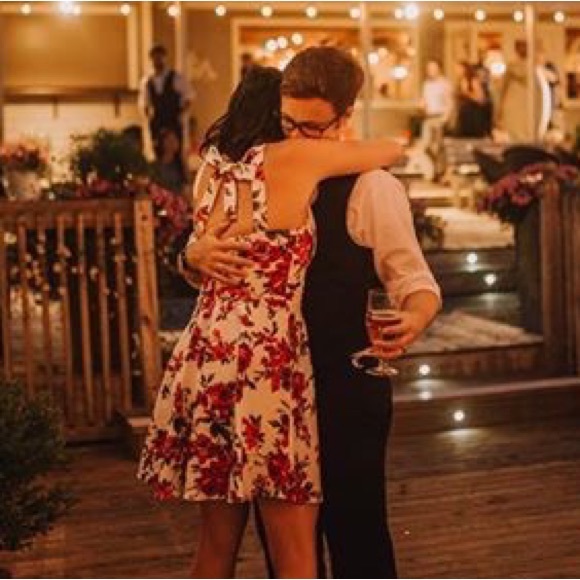 Floral A-Line Dress - Picture 5 of 5